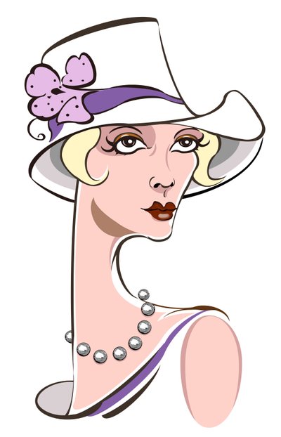 1920s fashion: cloche hat by Neale Osborne